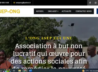 Site web wordpress pour ONG