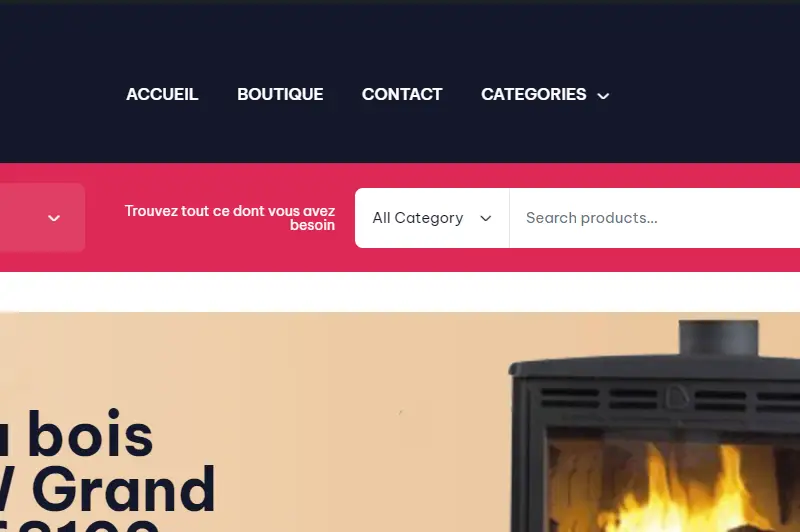 Site ecommerce de pontaud bois